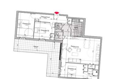 Appartement 4 pièces 1020 €