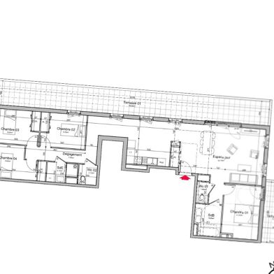 Appartement 5 pièces 1170 €