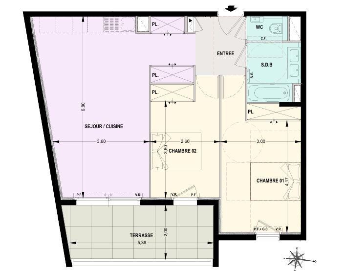 Vente Appartement 3 pièces - Photo 5