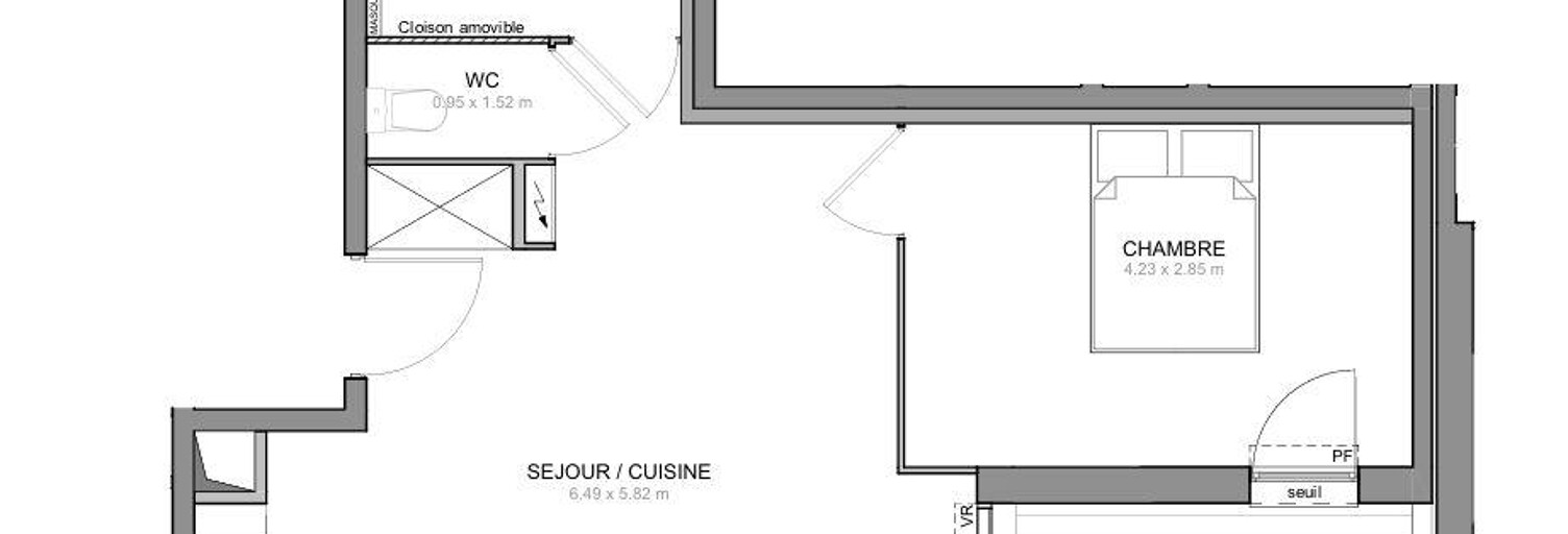 Appartement 2 Pièces 52 m² à vendre à Draguignan (83300)