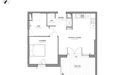 Appartement 2 pièces 173723 €