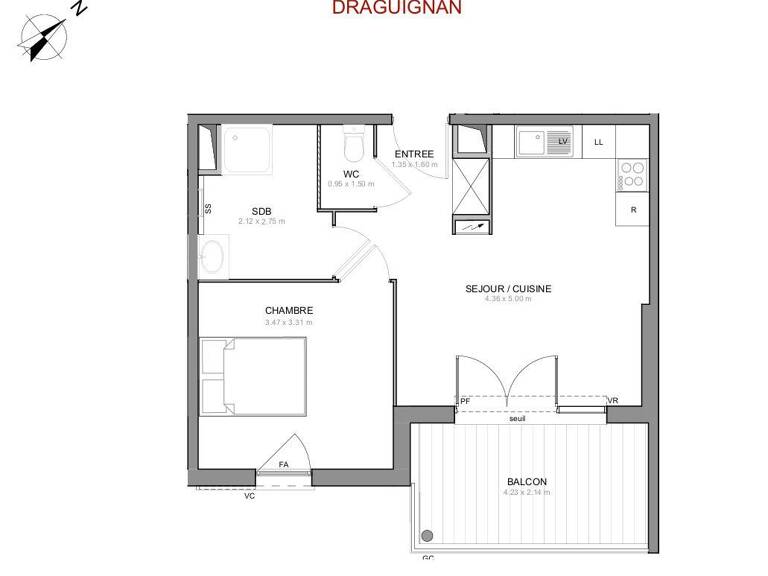 Vente Appartement 2 pièces — photo 1