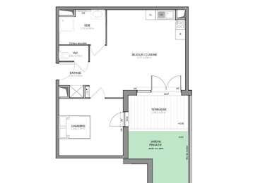 Appartement 2 pièces 198340 €