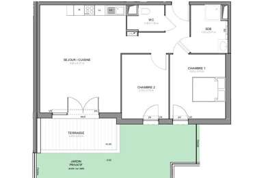 Appartement 3 pièces 263222 €