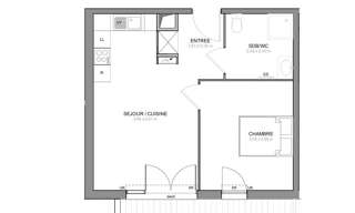 Appartement 2 Pièces 42 m² à vendre à Draguignan (83300)