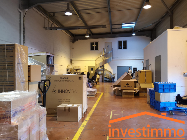 Entrepôt 530 m2 avec bureau zone inquétrie St martin Boulogn — photo 1