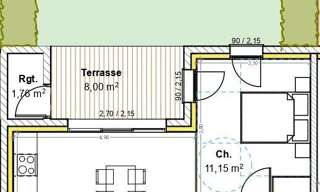 Appartement 2 Pièces 50 m² à vendre à Guéreins (01090)