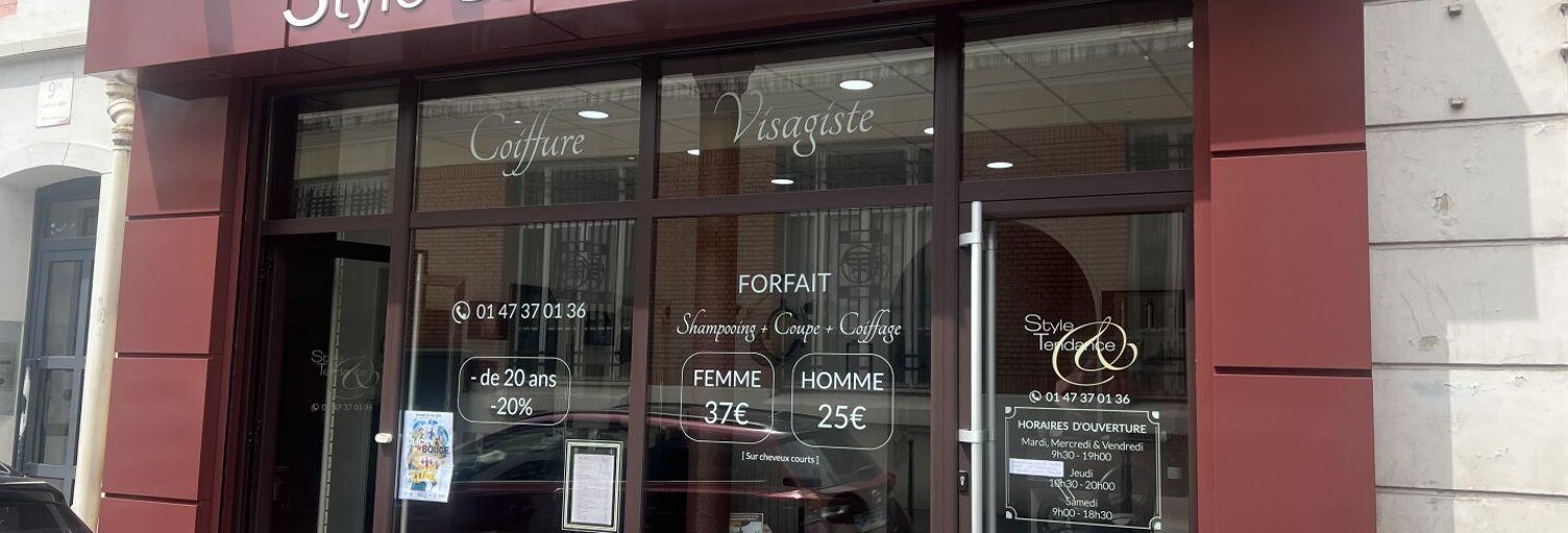 Commerce  55 m² à vendre à Clichy (92110)