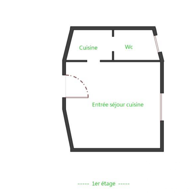 Appartement 1 pièces 99000 €