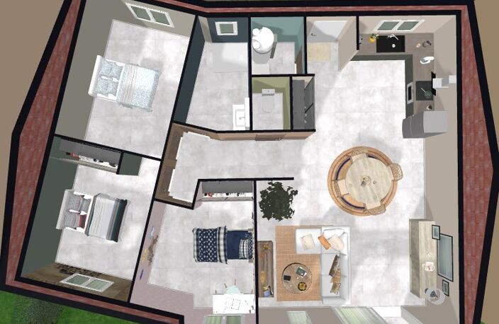 Montélimar – Quartier Maubec : Maison neuve de plain-pied 3 chambres idéale investisseur — photo 3