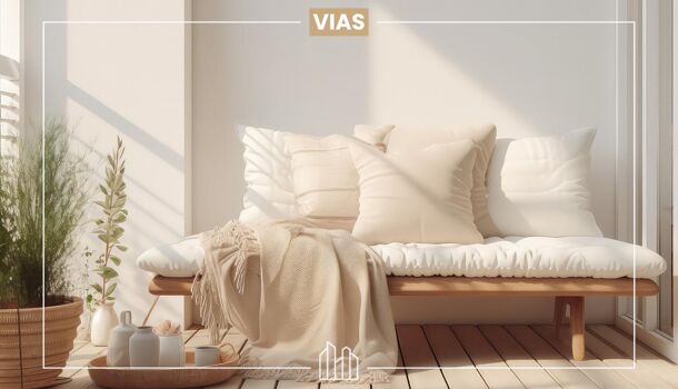 Appartement 3 pièces  à vendre Vias 34450