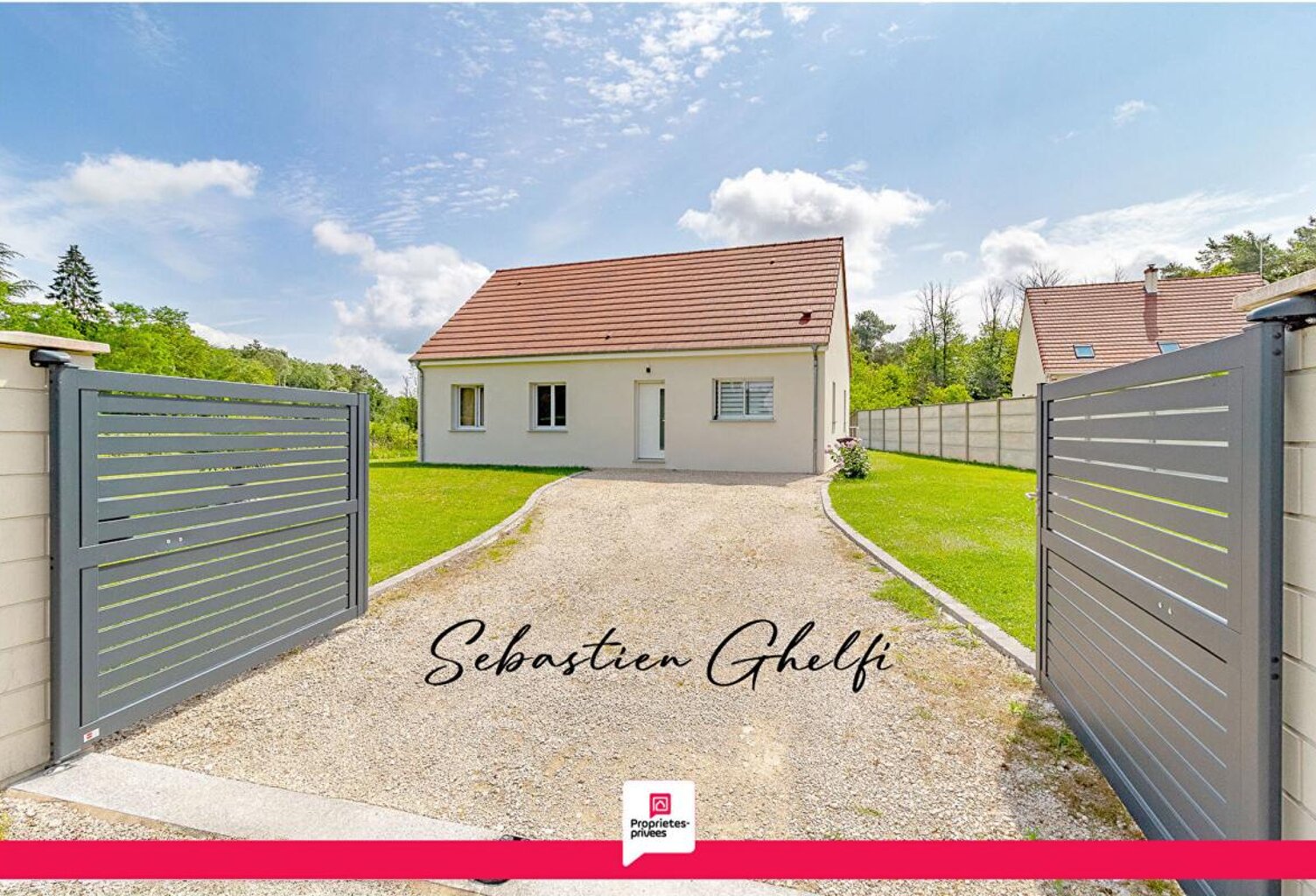 maison de plain-pied avec 3 chambres cellier grand terrain de 1860 m² — photo 1