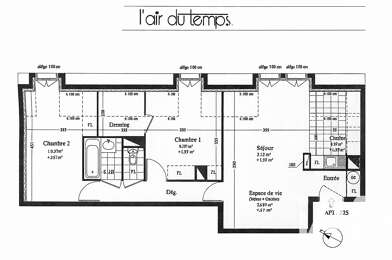 Appartement 3 pièces 269000 €