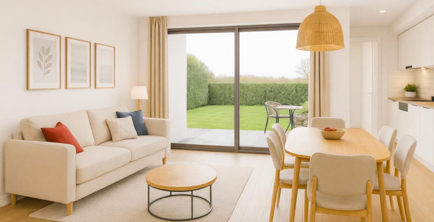 Vente Appartement T3 de 73 m² en rez-de-jardin exposé Sud, Perros-Guirec (22700) — photo 1