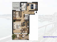 Vente appartement T3 de 71 m² avec vue sur le port et grand balcon,  Perros-Guirec( 22700) — photo 2