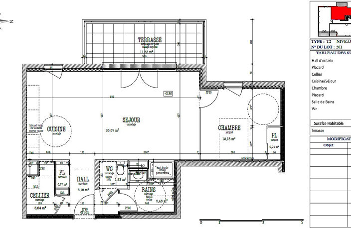 BOURG ARGENTAL 42220 Programme neuf de 9 logements du T2 au T4, 10 garages et 15 places de parkint — photo 3