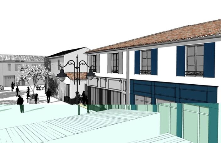 Dpt Charente Maritime (17), à vendre DOLUS D'OLERON Emplacement N°1 Local commercial Neuf de 141,20m² — photo 2