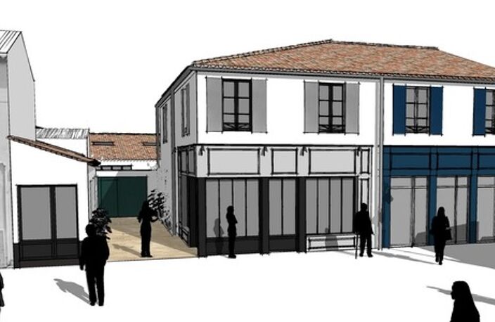 Dpt Charente Maritime (17), à vendre DOLUS D'OLERON Emplacement N°1 Local commercial Neuf de 141,20m² — photo 4