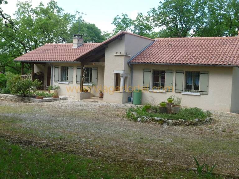Ref. annonce : 9951.S - VIAGER OCCUPE - LIMOGNE EN QUERCY (46) — photo 1