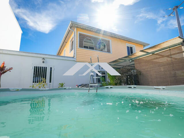 Maison F6-jardin-vue mer Rivière St Louis — photo du bien