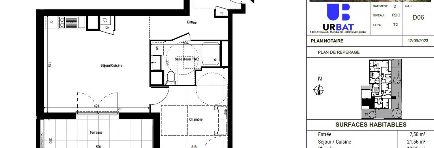 Appartement 2 Pièces 46 m² à louer à Rillieux-la-Pape (69140)