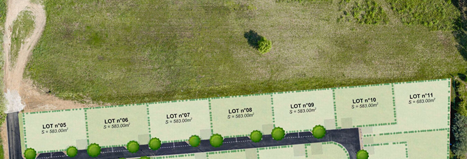 Terrain  753 m² à vendre à Lherm (31600)