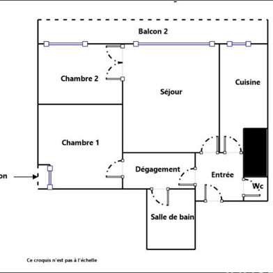 Appartement 3 pièces 140000 €