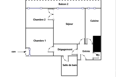 Appartement 3 pièces 140000 €