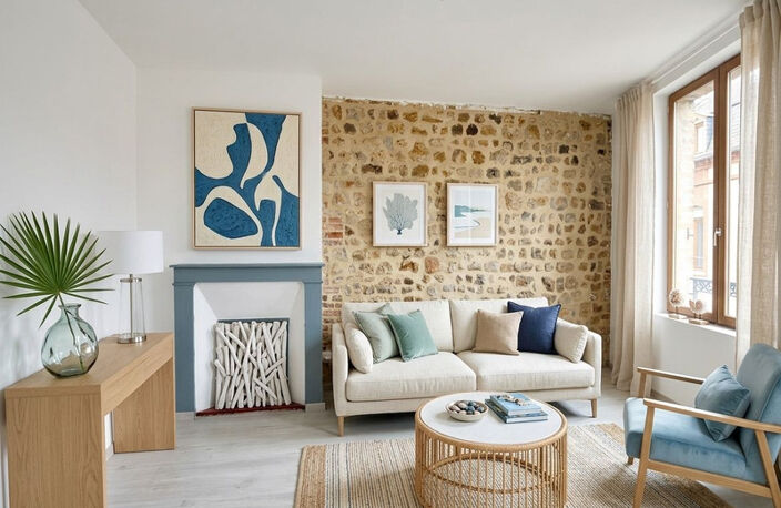 Exclusivité – Honfleur – Appartement rénové dans superbe copropriété historique - Balcon - Plein coeur Historique — photo 2