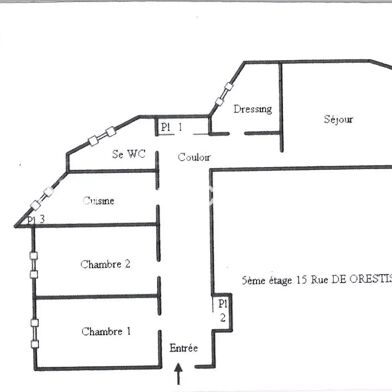 Appartement 3 pièces 270000 €