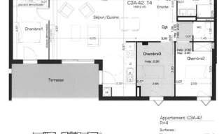 Appartement 2 Pièces 82 m² à louer à Béziers (34500)