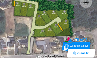 Terrain  387 m² à vendre à Damgan (56750)