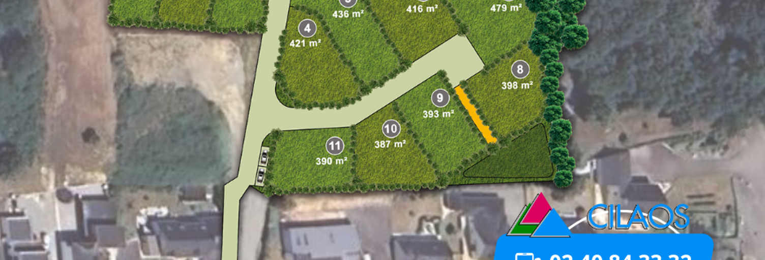 Terrain  387 m² à vendre à Damgan (56750)