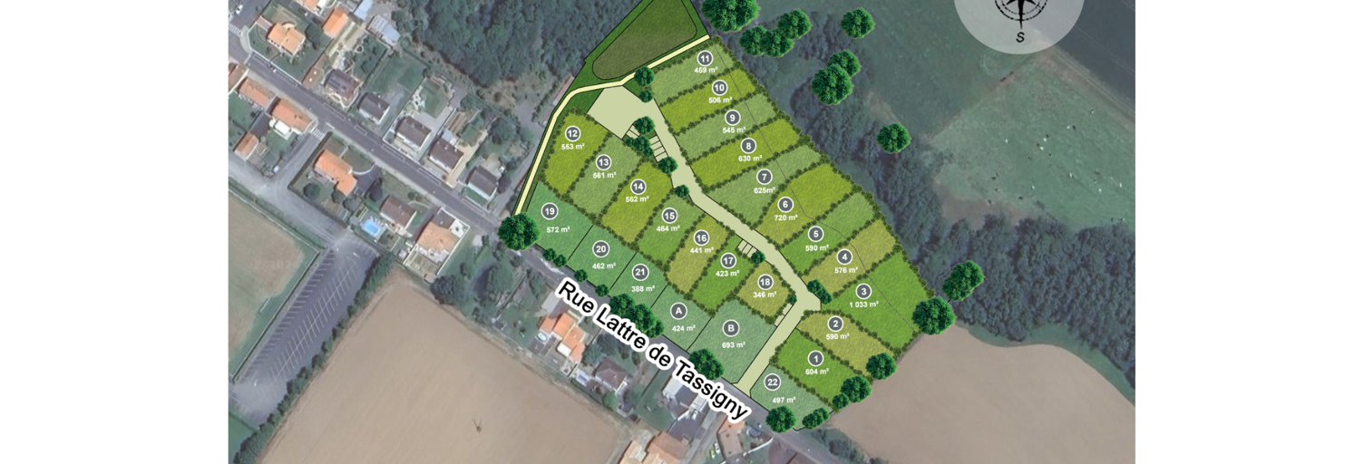 Terrain  506 m² à vendre à La Roche-sur-Yon (85000)