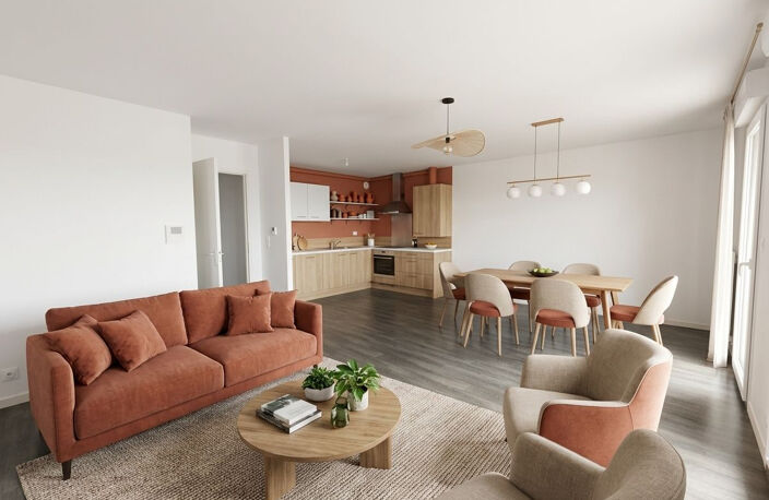 A vendre Dernier étage appartement 5 pièces Résidence de 2016 avec ascenseur PONT PEAN — photo 4
