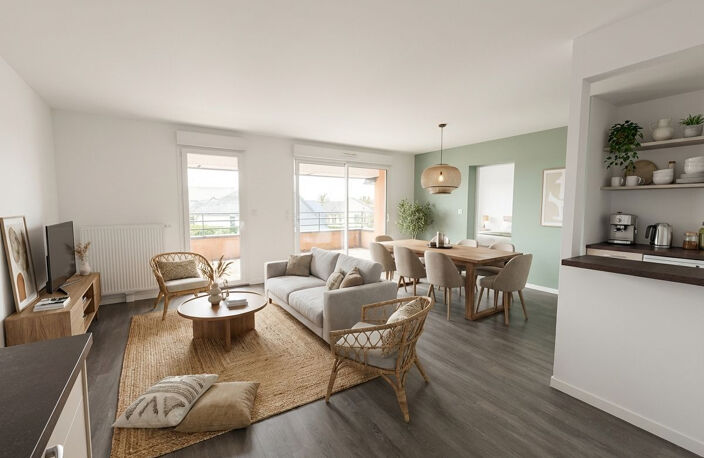 A vendre Dernier étage appartement 5 pièces Résidence de 2016 avec ascenseur PONT PEAN — photo 5