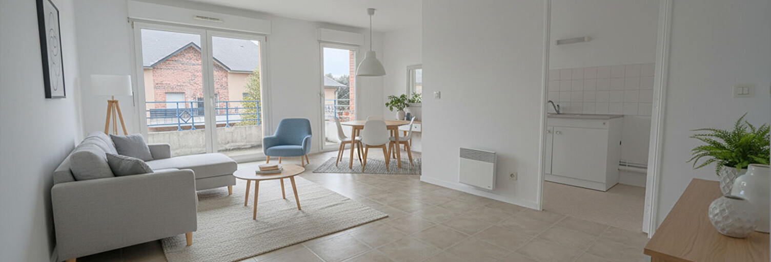 Appartement 2 Pièces 47 m² à louer à Le Petit-Quevilly (76140)