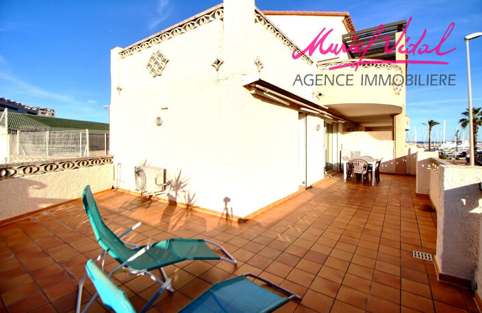 ACHAT SAINT CYPRIEN PORT - APPARTEMENT T2 terrasse de 100m2 vue port — photo 2