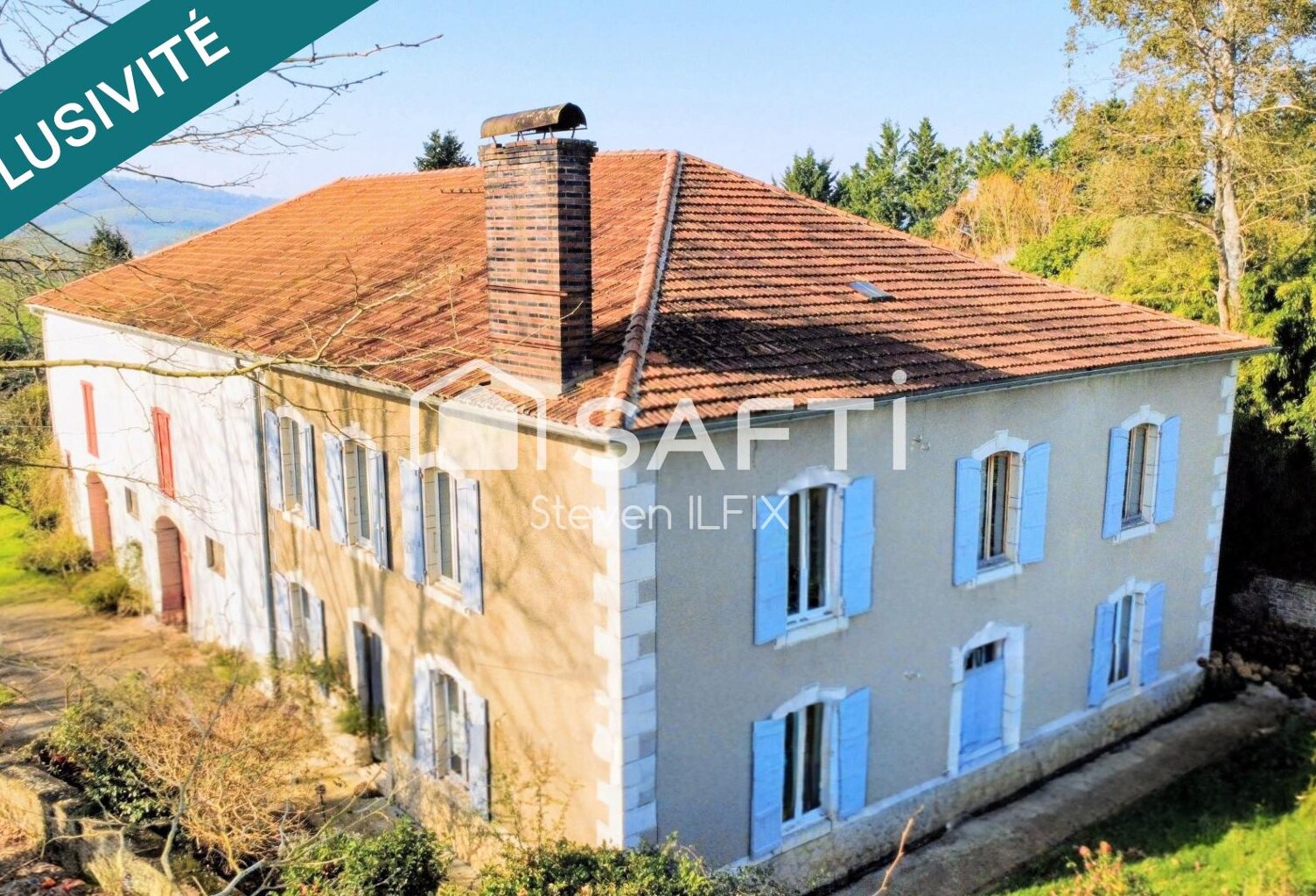 Maison de Maître de 295 m², 8 chambres, dépendances, terrain arboré de 6338 m² — photo 1