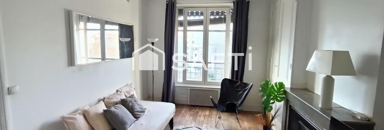Appartement 2 Pièces 44 m² à vendre à Villeurbanne (69100)