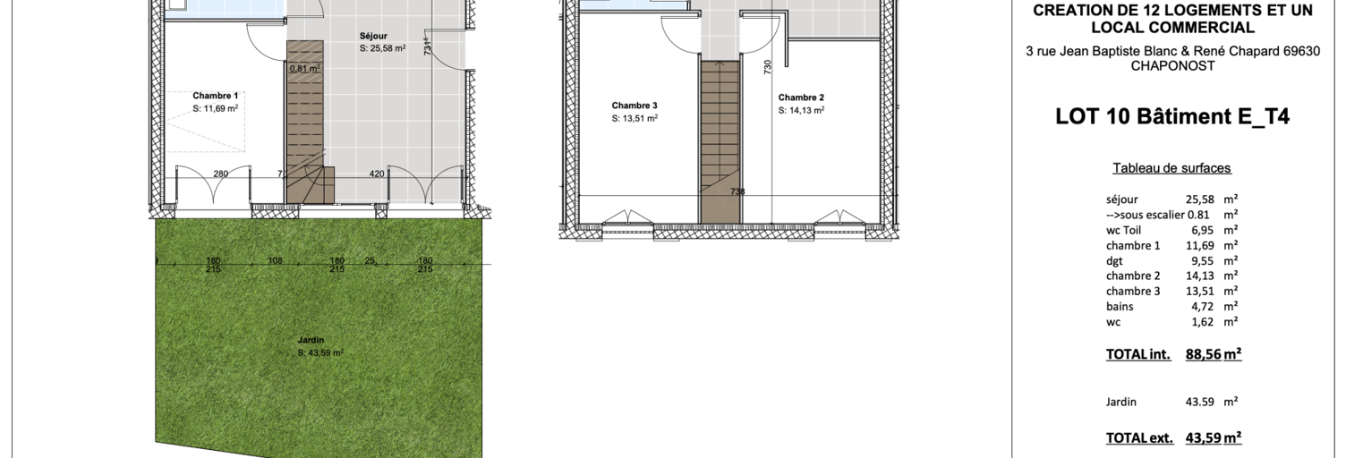 Appartement 4 Pièces 88 m² à vendre à Chaponost (69630)