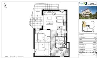 Appartement 3 Pièces 67 m² à vendre à Ville-la-Grand (74100)