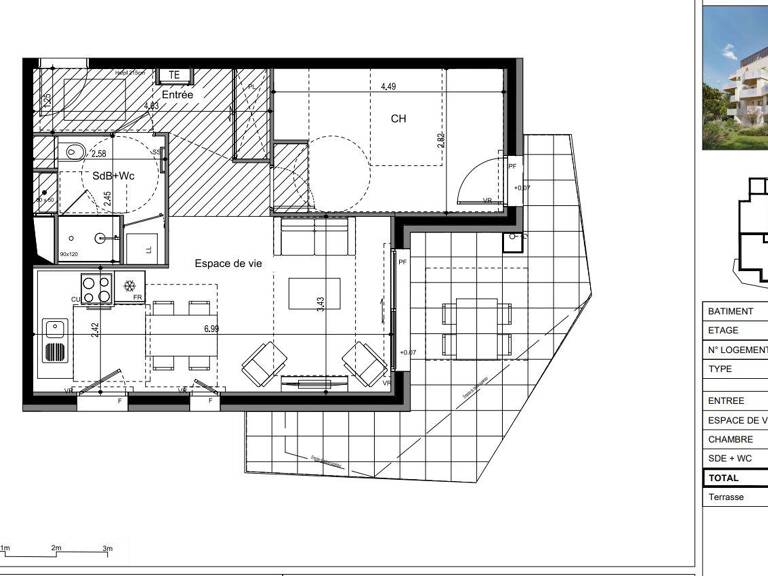 Vente Appartement 2 pièces — photo 1