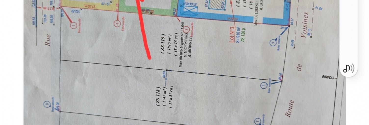 Terrain  550 m² à vendre à Paron (89100)