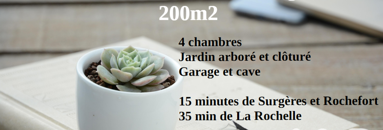 Maison 7 Pièces 200 m² à vendre à Muron (17430)