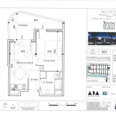 Appartement 2 pièces 745 €