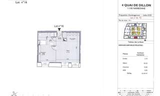 Appartement 2 Pièces 44 m² à louer à Narbonne (11100)