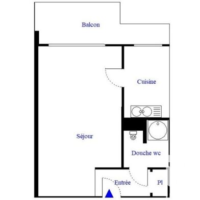 Appartement 1 pièces 189000 €