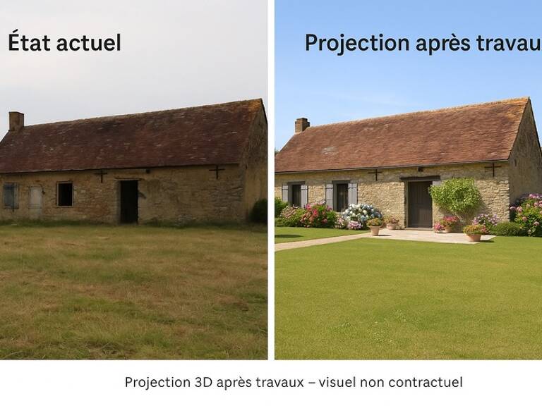 Maison à vendre 3 pièces MAREIL SUR LOIR (72) — photo 1