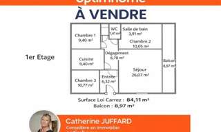 Appartement 5 Pièces 84 m² à vendre à Dijon (21000)